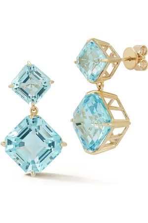 Mateo 14K Yellow Gold Topaz Earrings