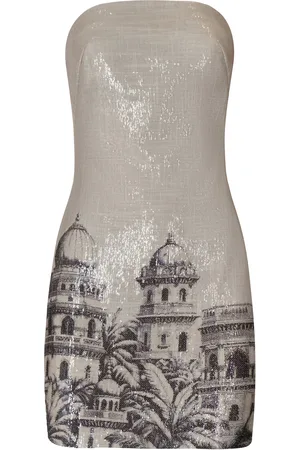 Andres Otalora Luz Eterna Sequined Mini Dress