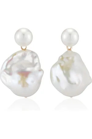 Mateo Duality 14K Yellow Gold Pearl Earrings