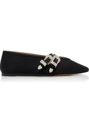 Le Monde Beryl Claudia Silk-Satin Ballet Flats