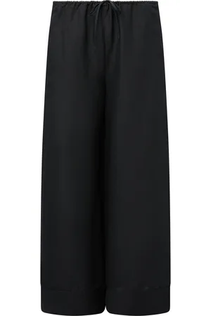 ONIA Linen-Blend Wide-Leg Pants