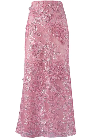 Silvia Tcherassi Astrid Appliquéd Midi Skirt