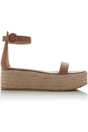 Gianvito Rossi Leather Platform Sandals