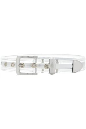 BRANDON MAXWELL Metal-Detailed PVC Belt
