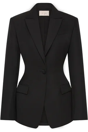 St Agni Contour Wool-Blend Suiting Blazer