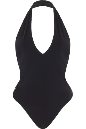 ÉTERNE Exclusive Amelia Plunging Halter One-Piece