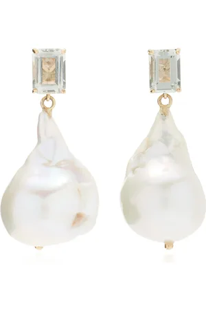 Mateo 14K Yellow Gold Amethyst; Pearl Earrings