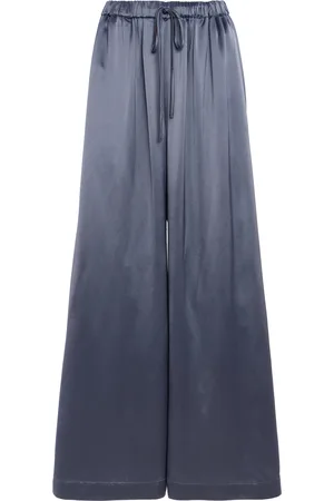 By Malene Birger Clorella Satin Wide-Leg Pants