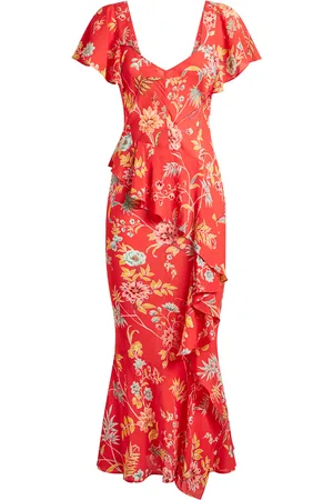 Etro Ruffled Jersey Midi Dress