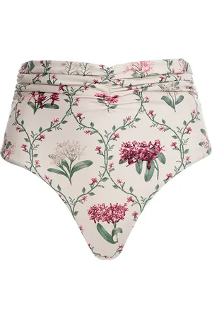 Agua by Agua Bendita Vaiven Floral High-Waisted Bikini Bottom