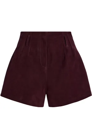 The Frankie Shop Lise Suede Shorts