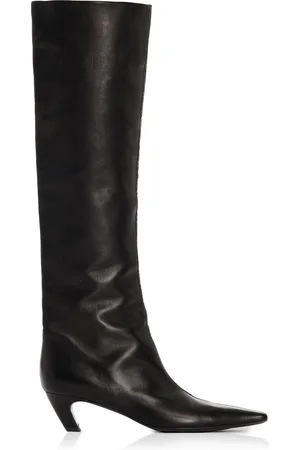 Khaite Davis Knee High Leather Boots