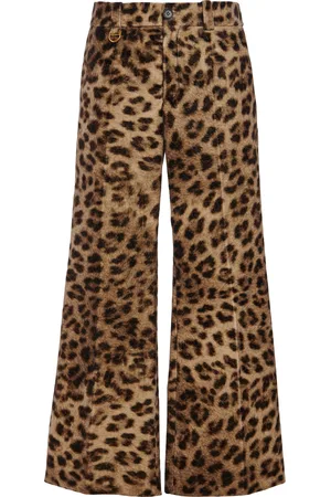 Chloé Print Cotton Flare Pants