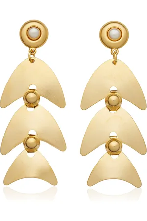 Brinker & Eliza High Tide -Plated Earrings