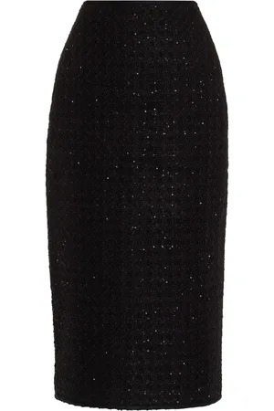 ROTATE Bouclé Maxi Skirt