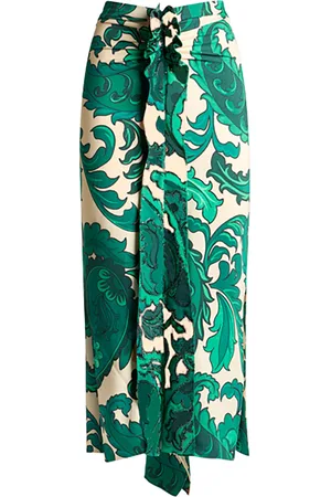 Etro Draped Jersey Midi Skirt