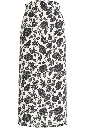 POSSE Romeo High-Waisted Linen Column Maxi Skirt