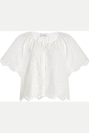 MATTEAU Broderie Anglaise Cotton Blouse