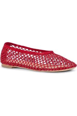 Staud Alba Netted Ballet Flats
