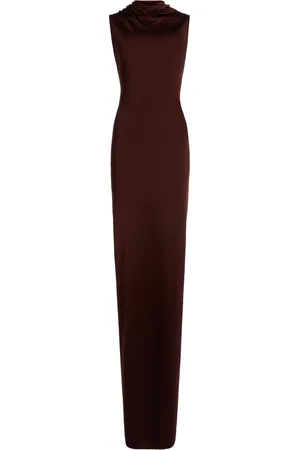 Victoria Beckham Twisted Jersey Maxi Dress