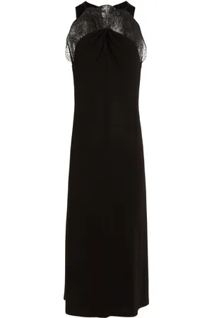 Givenchy Lace-Detailed Crepe Midi Dress