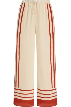 SIR Exclusive Riviera Calla Silk Crepe de Chine Pants