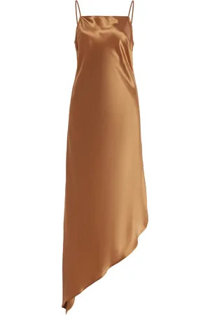 By Malene Birger Leviana Satin Midi Slip Dress