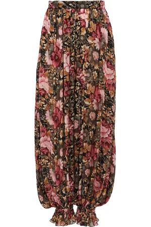 Chloé Organic Silk Charmeuse Balloon Pants