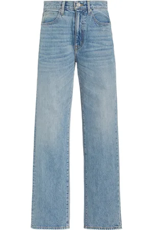SLVRLAKE London Rigid High-Rise Straight-Leg Jeans
