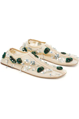 CHRISTOPHER ESBER Embla Beaded-Mesh Flats