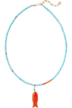 Brinker & Eliza Ischia -Plated Beaded Necklace