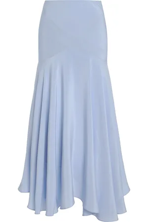 RODARTE Exclusive Riviera Silk-Blend Crepe Midi Skirt