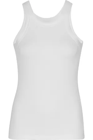 Totême Espera Ribbed Stretch Cotton-Blend Top