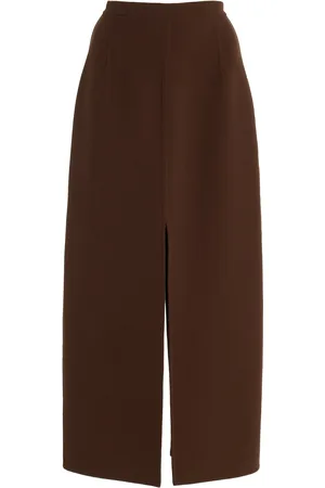 Michael Kors Wool Crepe Midi Pencil Skirt