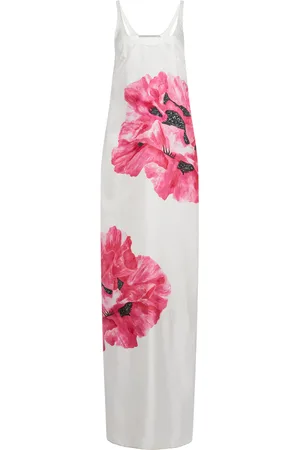Stella McCartney Poppy-Printed Silk Maxi Dress