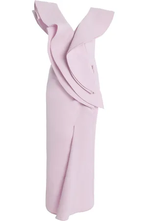 MATICEVSKI Revive Wave Sculptural Crepe Maxi Dress