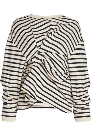 A.W.A.K.E. MODE Twisted Organic Cotton Jersey Top