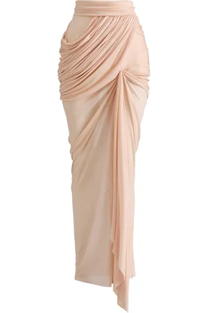 MATICEVSKI Savour Draped Chiffon Maxi Skirt