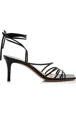 Gianvito Rossi Lace-Up Leather Sandals