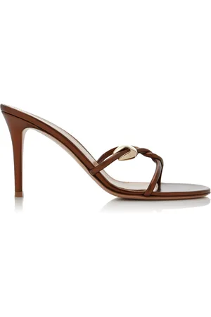 Gianvito Rossi Embellished Leather Sandals