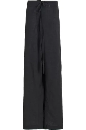 The Row Argent Oversized Silk-Cotton Pants