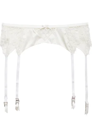 FLEUR DU MAL X Galia Lahav Daphne Lace Garter Belt