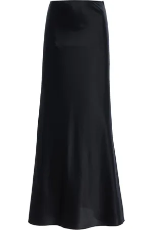 Staud Odin Silk Maxi Slip Skirt