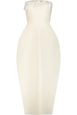 LELA ROSE Strapless Maxi Dress