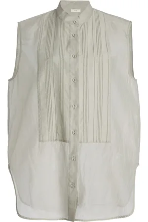 CO Tton-Blend Tuxedo Top