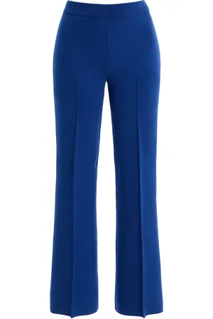 High Kick Stretch-Cotton Knit Cropped Pants