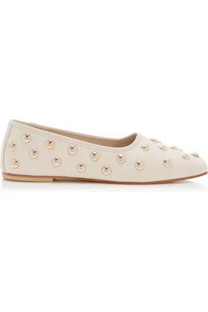 Freda Salvador Jessie Studded Leather Ballet Flats