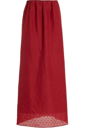 POSSE Aurelia Swiss Dot Maxi Skirt