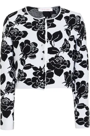 Carolina Herrera Cropped Knit Cardigan