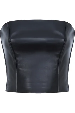 Ralph Lauren Gwyneth Leather Bustier